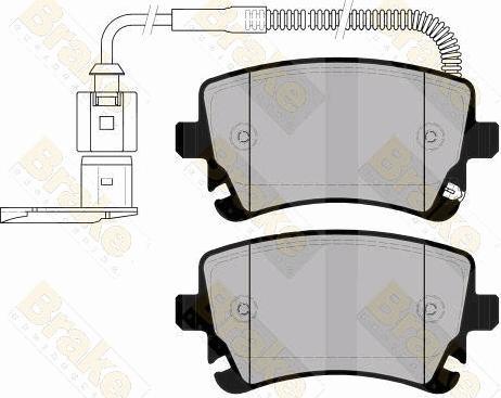Brake Engineering PA1571 - Set placute frana,frana disc aaoparts.ro