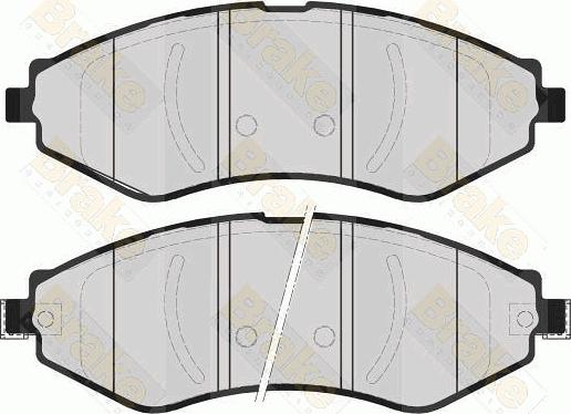 Brake Engineering PA1601 - Set placute frana,frana disc aaoparts.ro