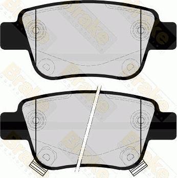 Brake Engineering PA1614 - Set placute frana,frana disc aaoparts.ro