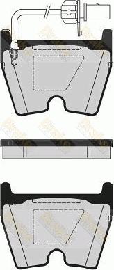 Brake Engineering PA1626 - Set placute frana,frana disc aaoparts.ro