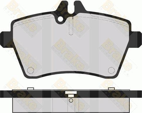 Mercedes-Benz A169 420 10 20 S1 - Set placute frana,frana disc aaoparts.ro