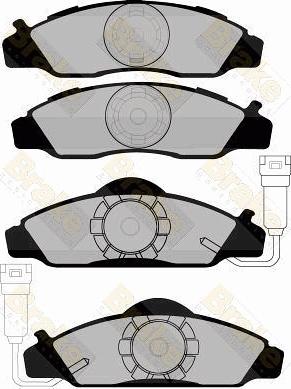 Brake Engineering PA1158 - Set placute frana,frana disc aaoparts.ro