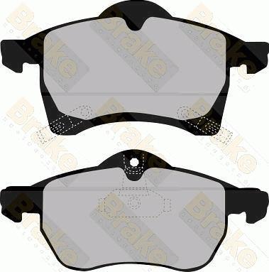 Brake Engineering PA1176 - Set placute frana,frana disc aaoparts.ro