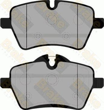 Brake Engineering PA1846 - Set placute frana,frana disc aaoparts.ro