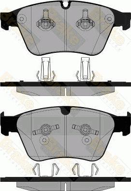 Mercedes-Benz A0004206204 - Set placute frana,frana disc aaoparts.ro