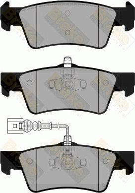 Brake Engineering PA1863 - Set placute frana,frana disc aaoparts.ro