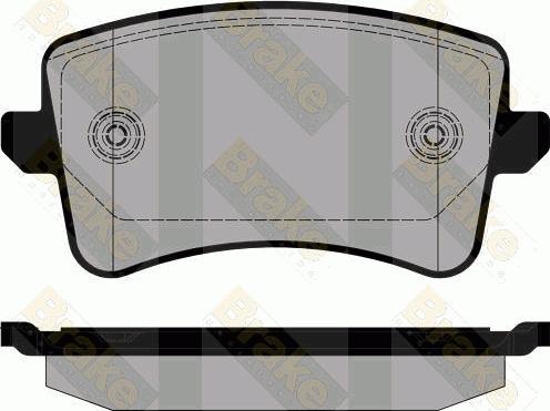 Brake Engineering PA1809 - Set placute frana,frana disc aaoparts.ro