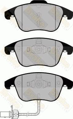Brake Engineering PA1802 - Set placute frana,frana disc aaoparts.ro