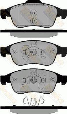 Brake Engineering PA1834 - Set placute frana,frana disc aaoparts.ro