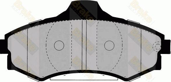 Brake Engineering PA1354 - Set placute frana,frana disc aaoparts.ro