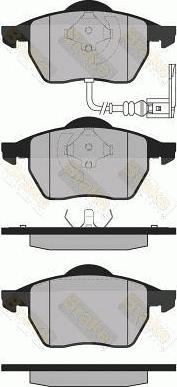 Brake Engineering PA1305 - Set placute frana,frana disc aaoparts.ro