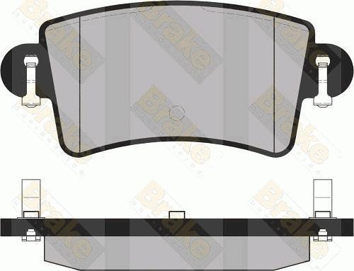 Brake Engineering PA1302 - Set placute frana,frana disc aaoparts.ro