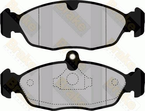 Brake Engineering PA1336 - Set placute frana,frana disc aaoparts.ro