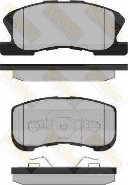 Brake Engineering PA1337 - Set placute frana,frana disc aaoparts.ro
