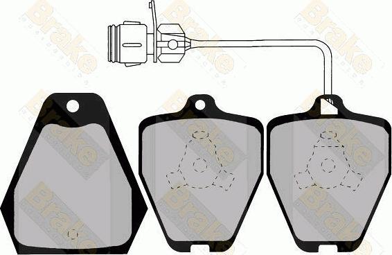 Unipart GBP1108AF - Set placute frana,frana disc aaoparts.ro