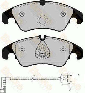 Brake Engineering PA1794 - Set placute frana,frana disc aaoparts.ro