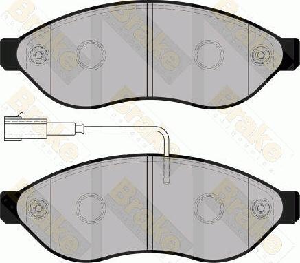 Brake Engineering PA1754 - Set placute frana,frana disc aaoparts.ro