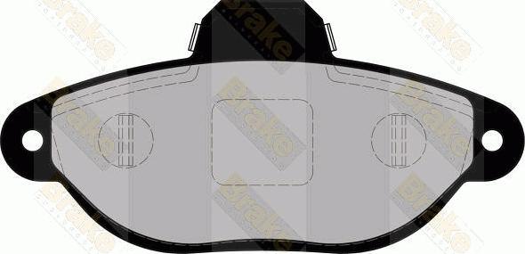 Brake Engineering PA1760 - Set placute frana,frana disc aaoparts.ro