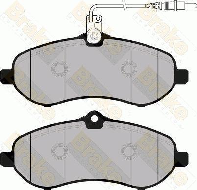 Brake Engineering PA1762 - Set placute frana,frana disc aaoparts.ro