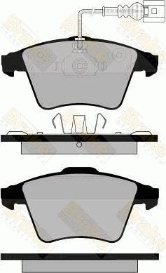 Brake Engineering PA1724 - Set placute frana,frana disc aaoparts.ro