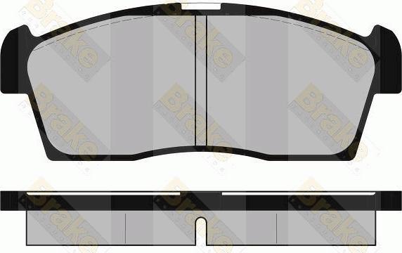 Pemebla JAPPA-825AF - Set placute frana,frana disc aaoparts.ro