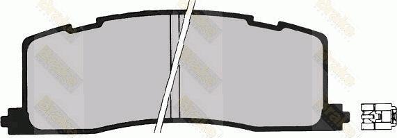 Brake Engineering PA845 - Set placute frana,frana disc aaoparts.ro