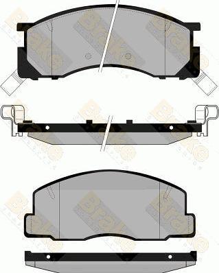 Brake Engineering PA846 - Set placute frana,frana disc aaoparts.ro
