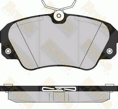 Brake Engineering PA859 - Set placute frana,frana disc aaoparts.ro