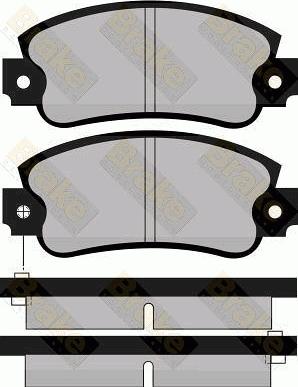 Brake Engineering PA355 - Set placute frana,frana disc aaoparts.ro