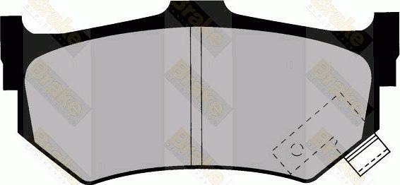 Brake Engineering PA370 - Set placute frana,frana disc aaoparts.ro