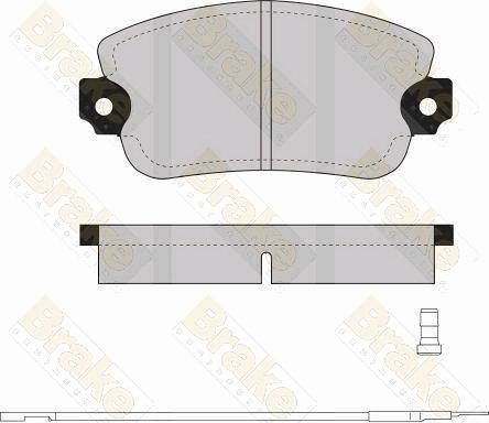 Brake Engineering PA256 - Set placute frana,frana disc aaoparts.ro
