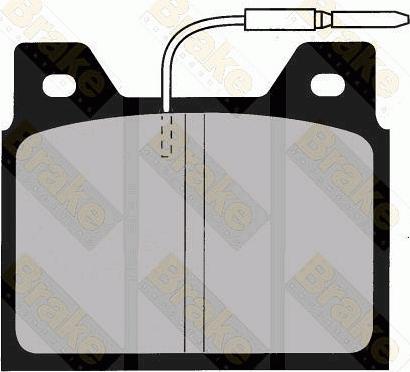 Brake Engineering PA261 - Set placute frana,frana disc aaoparts.ro