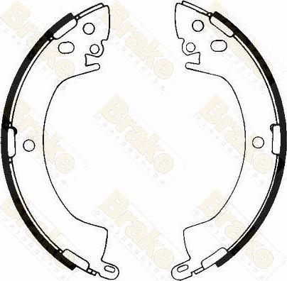 Brake Engineering SH1185 - Set saboti frana aaoparts.ro