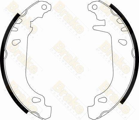 Brake Engineering SH1211 - Set saboti frana aaoparts.ro