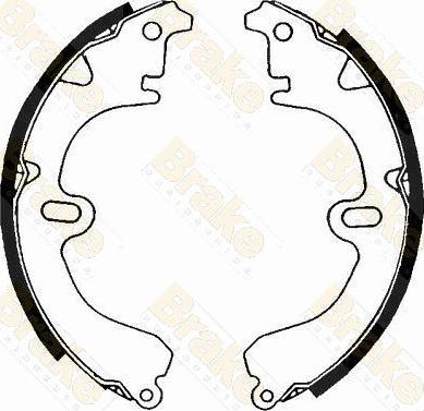 Brake Engineering SH1224 - Set saboti frana aaoparts.ro