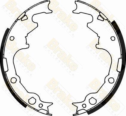 Brake Engineering SH2518 - Set saboti frana aaoparts.ro