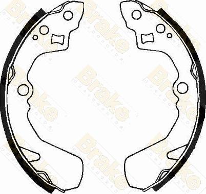 Brake Engineering SH2531 - Set saboti frana aaoparts.ro