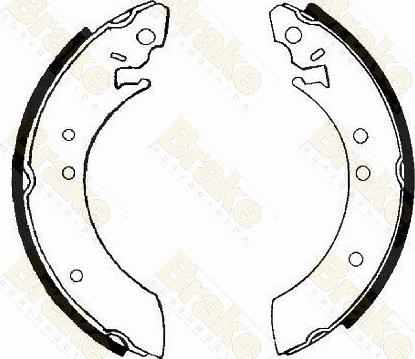 Brake Engineering SH2147 - Set saboti frana aaoparts.ro