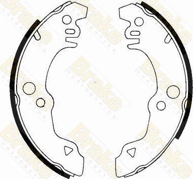 Brake Engineering SH2135 - Set saboti frana aaoparts.ro
