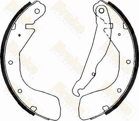 Brake Engineering SH2369 - Set saboti frana aaoparts.ro