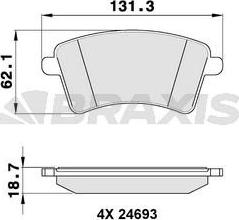 Mercedes-Benz 4154210310 - Set placute frana,frana disc aaoparts.ro