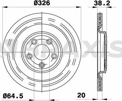 Brembo 09.B312.11 - Disc frana aaoparts.ro