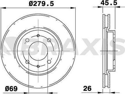 Brake Engineering DI956771 - Disc frana aaoparts.ro