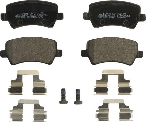 Breck 24496 00 702 00 - Set placute frana,frana disc aaoparts.ro