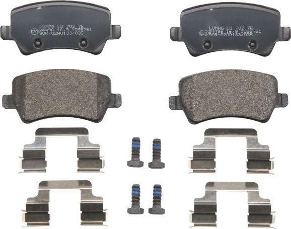 Breck 24496 00 702 10 - Set placute frana,frana disc aaoparts.ro