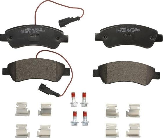 Breck 24465 00 703 10 - Set placute frana,frana disc aaoparts.ro