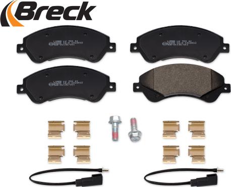 Breck 24485 00 703 10 - Set placute frana,frana disc aaoparts.ro