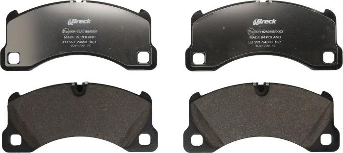 Breck 24553 00 553 00 - Set placute frana,frana disc aaoparts.ro