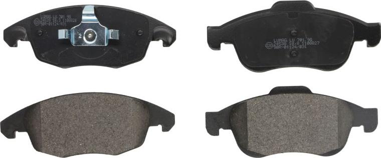 Breck 24538 00 701 00 - Set placute frana,frana disc aaoparts.ro