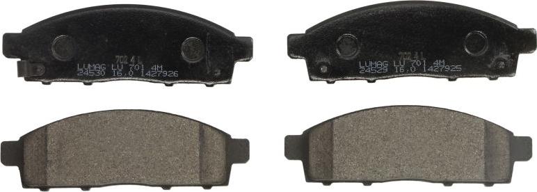 Breck 24529 00 701 10 - Set placute frana,frana disc aaoparts.ro